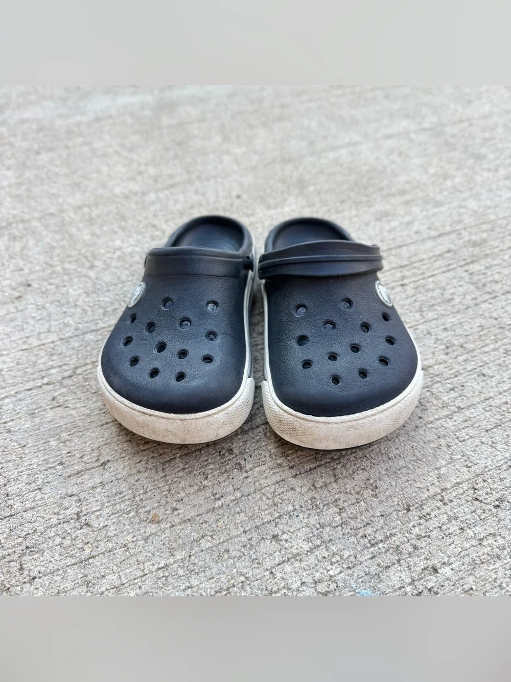 Crocs Crocband Clogs Children kids 10 11 Black Comfort Shoe